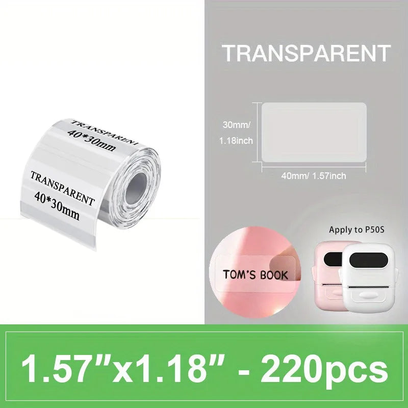 Portable Bluetooth Label Printer